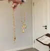 Colar Gola Corrente Clássico Y2K Rosa Pingente Cruz de Diamante Coração Madrepérola Usado Venda por Atacado Presente Dia das Mães