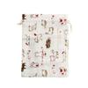Bolsa de algodón estampada bolsa de almacenamiento para artículos de uso diario prevención de epidemias bolsa repelente de mosquitos de ajenjo bolsita del Festival del Bote del Dragón bolsa vacía bolsa con cordón