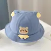 Gorro de Bebé Primavera y Otoño Delgado Gorro de Pescador para Bebé Otoño e Invierno Niños y Niñas Lindo Súper Lindo Sombrilla Gorro de Cubeta