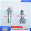 Para-lama de carro Para-lama para-choque flange transversal parafuso hexagonal autoatarraxante parafuso do motor M6 * 21