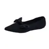 Zapatos planos para mujer 2026 estilo de hadas primavera nuevos talla grande zapatos de mujer con punta y lazo, versátil estilo de noche