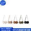 Bolsa Transversal RPET Transfronteiriça, Bolsa Quadrada Pequena de Poliéster RPET Estilo Coreano, Bolsa de Nylon Nicho Workwear, Fábrica Personalizada