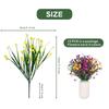 Ramo de Plástico Artificial Anti-Uv Transfronterizo Flor Artificial Pasto de Primavera de 7 Puntas Camelia Protección Solar para Exterior Amazon