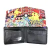 Carteira Periférica de Pokémon Estilo Curto de PU para Homens e Mulheres 80% de Desconto Clipe de Armazenamento do Pokémon Go Gabinete Neutro