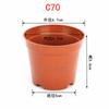 Atacado de fábrica porta-flores de plástico vaso de flores base para jardinagem fundo de rede para berçário furo inferior inferior verde vaso rígido respirável para plantio