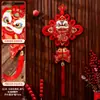 Pendente de Nó Chinês da Sorte Atacado Fundo do Ano do Cavalo 2026 Decoração de Entrada de Casa Hall Sala de Estar Festa de Inauguração