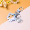Llavero de oso estrella de cinco puntas ins, colgante de oreja colorido de estrella acrílica, decoración de bolso, accesorios de cuentas al por mayor