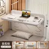 Escritorio Cama de Dormitorio Escritorio Escritorio de Estudiante Escritorio de Estudio Mesa de Noche para Persona Perezosa Escritorio Pequeño Tablero Plegable Almacenamiento Escritorio para Computadora