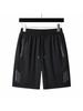 Shorts Masculino Verão Esportivo Praia Calça Solta Casual Basquete Respirável Toque Gelado Secagem Rápida Cinco Pontos Calça Seda Gelada