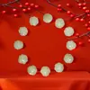 Jade de Hotan Cuentas Sueltas Doce Animales del Zodiaco Cuentas de Jade Sueltas Año de la Serpiente Año Animal Pulsera Tres en Uno Seis en Uno Cuentas para la Mano DIY