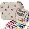 Caja de costura kit de costura doméstico de alta calidad bueno práctico hilo de coser todo en uno herramienta de costura de corte multicolor de alta gama
