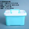Caja de bloques de construcción con inserto de copo de nieve al por mayor de fábrica, caja de almacenamiento de juguete de inteligencia para niños de plástico PP transparente, ensamblada