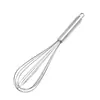 Batidor de Huevos de Acero Inoxidable de 8 Pulgadas 10 Pulgadas 12 Pulgadas Utensilios Manuales para Hornear Palo Mezclador para Huevos y Crema Batidora para Hornear