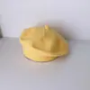 Gorros para Niños, Estilos de Otoño e Invierno, Boinas Tejidas para Bebés y Niños Pequeños, Gorros Unisex para Bebés, Gorros de Lana de Color Sólido para Niños Pequeños