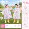 Impermeable Infantil para Niños y Niñas, Poncho de Lluvia Impermeable de Cuerpo Completo para Guardería, Lindo Diseño de Dinosaurio de Dibujos Animados, Alto Valor Estético, Portátil