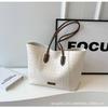 Moda Bolso Tote Tejido de Gran Capacidad para Mujer 2024 Nuevo Casual Explosivo Bolso de Hombro Nicho Bolso de Trabajo