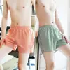 Atacado Cuecas Boxer Masculinas Soltas Juventude Tamanho Plus Calças de Pijama para Casa Algodão Verão Respirável Boxer Shorts da Moda