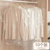 Capa de Roupa Transparente à Prova de Poeira para Guarda-Roupa Doméstico, Capa para Pendurar Casacos e Ternos, Saco de Armazenamento, Impermeável, à Prova de Umidade, Reutilizável
