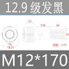 Tornillos de Cabeza Cilíndrica de Alta Resistencia Grado 12.9 para Impulsión de 1/2", Tornillos de Estándar Nacional, Caja Completa M2M3M4M5M6M8
