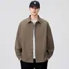 VIVA CAMELLO Camisa Casual de Estilo Primavera y Otoño para Hombre, Ligera, Holgada, Versátil, Chaqueta Camisa de Trabajo