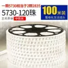 Tira de Luces LED Ultra Brillante Impermeable para Exteriores 220V Ingeniería Pared Exterior Sala de Estar Exterior Techo Luz Cálida Tira de Luz Blanco Cálido