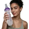 Nuevo Producto Bolsa de Agua Portátil Plegable Deportes al Aire Libre Ciclismo Boquilla de Silicona Botella de Agua 250 ml/500 ml Morado Suave Agua