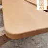 Prateleira de Parede Divisória Sólida de Madeira de Faia Prateleira Divisória Simples de Linha Reta Decoração de Parede para Sala de Estar Quarto Estante de Madeira de Parede