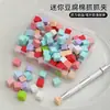 Nuevo Set de Bolígrafo Agarrador de Esponja Especial para Pegamento Pat Tofu Mini Bloque Manicura Rubor Delicado Graduado