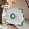 Lâmpada Solar Portátil, Lâmpada Móvel para Camping ao Ar Livre, Banco de Potência Multifuncional, Iluminação de Emergência para Casa, Pátio, Mercado Noturno