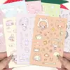 600 pegatinas con personajes de dibujos animados de QQ, diseños troquelados, estilo anime, lindas y adorables, perfectas para decorar diarios, escritorios y más