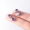 Anillo de acero inoxidable con disco de circón transfronterizo, piercing corporal europeo y americano, juego de anillos de venta caliente transfronterizo, venta al por mayor de joyería