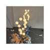 Nuevo Árbol de Manzana Feliz Blanco Leche Bola Camino de Boda Punto Focal Accesorios de Boda Hierro Electrochapado Luminoso Árbol de Frutas Feliz