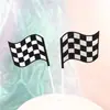 Decoración de Pastel de Coche de Control Remoto Genial Adornos Coche de Carreras Todoterreno Juguete de Horneado de Cumpleaños para Niño Accesorios de Enchufe