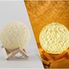 Cross-border criativo rattan bola noite luz inteligente voz quarto decorativo candeeiro de mesa presente de aniversário atmosfera luz entrega de uma peça
