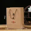 Bolsas de Té, Bolsas de Empaque Universales para Té Suelto, Té Negro, Té Verde, Bolsas de Regalo con Remaches, Personalización en Stock, Logo Personalizado