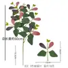 Atacado de Folhas Singelas Artificiais Populares Estilo Floresta, Folhas de Tamarisco, Folhas de Salgueiro Eucalipto, Folhas de Rosa, Folhas de Salgueiro e Plantas Verdes Artificiais