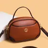 Bolsa de Pão Macia para Mulheres 2025 Nova Primavera e Verão Multicamadas Mini Bolsa para Celular Elegante Bolsa de Mãe Bolsa Pequena de Ombro Transversal