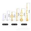 Reloj de Pared Hongqian Metal Personalizado Aguja Simple y Elegante Reloj de Pared con Chapa Aguja de Aluminio Metálico Directo de Fábrica Cabello