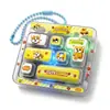 Chaveiro Teclado Descompressão Série de Natal 7 Teclas, um Brinquedo Fidget Divertido e Aliviador de Estresse para Crianças, um Pingente Criativo para Mochila