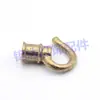 Anillo colgante de bambú de cobre puro gancho colgante gancho de apertura placa de techo lámpara de araña lámpara de cristal anillo colgante antioxidante lámpara de iluminación accesorios de lámpara