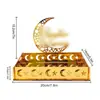 Bt277-279 Caja de Acrílico con Espejo en Forma de Media Luna Transfronteriza para Dulces y Snacks Decoración Navideña para el Hogar Caja de Almacenamiento para Regalos