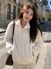 Chaqueta forrada de forro polar para otoño e invierno, engrosada para abrigar, con cremallera, cuello alto, diseño entallado, versátil y de estilo casual