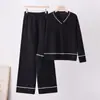 Conjunto de Punto de Moda Transfronterizo para Mujer Otoño/Invierno 2026 Nuevo Jersey de Punto Casual Holgado Conjunto de Dos Piezas