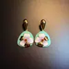 Joias Vintage de Segunda Mão Brincos de Estilo Novo de Alta Qualidade Brincos Geométricos Exagerados Retrô para Mulheres Acessórios Atacado Yiwu