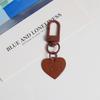 Color Caramelo Amor Metal Llavero Colgante Color Corazón airpods Colgante Joyería Simple para Bolsa