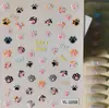Adesivos Fofos de Gato Sushi em Relevo Desenho Animado 3D Patinha de Gato Gatinho Adesivos DIY para Caderno Capa de Celular Modelo Yl