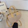 2026 Nuevo Bolso de Silla de Montar Pu de Color Sólido Transfronterizo Bolso de Mano de Diseño de Nicho a la Moda Bolso Cruzado Versátil Venta al por Mayor