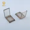 Caja Compacta de Polvo Transparente de un Solo Compartimento al por Mayor de 3g, Polvo Suelto, Polvo Miel, Caja Vacía de PP con Tapa abatible, Material de Empaque Rectangular Portátil para Caja de Rubor