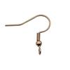 Gancho para la oreja de acero inoxidable con preservación del color, galvanoplastia al vacío, gancho con signo de interrogación, 19 x 20 mm, gancho para la oreja con cuentas, accesorios para hacer aretes de bricolaje