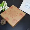 Estilo Chino Estampado Vintage Caja de Empaque Tradicional para Pastel de Luna Caja para Pasteles Chinos Una Jin Caja de Regalo Portátil Papel Kraft